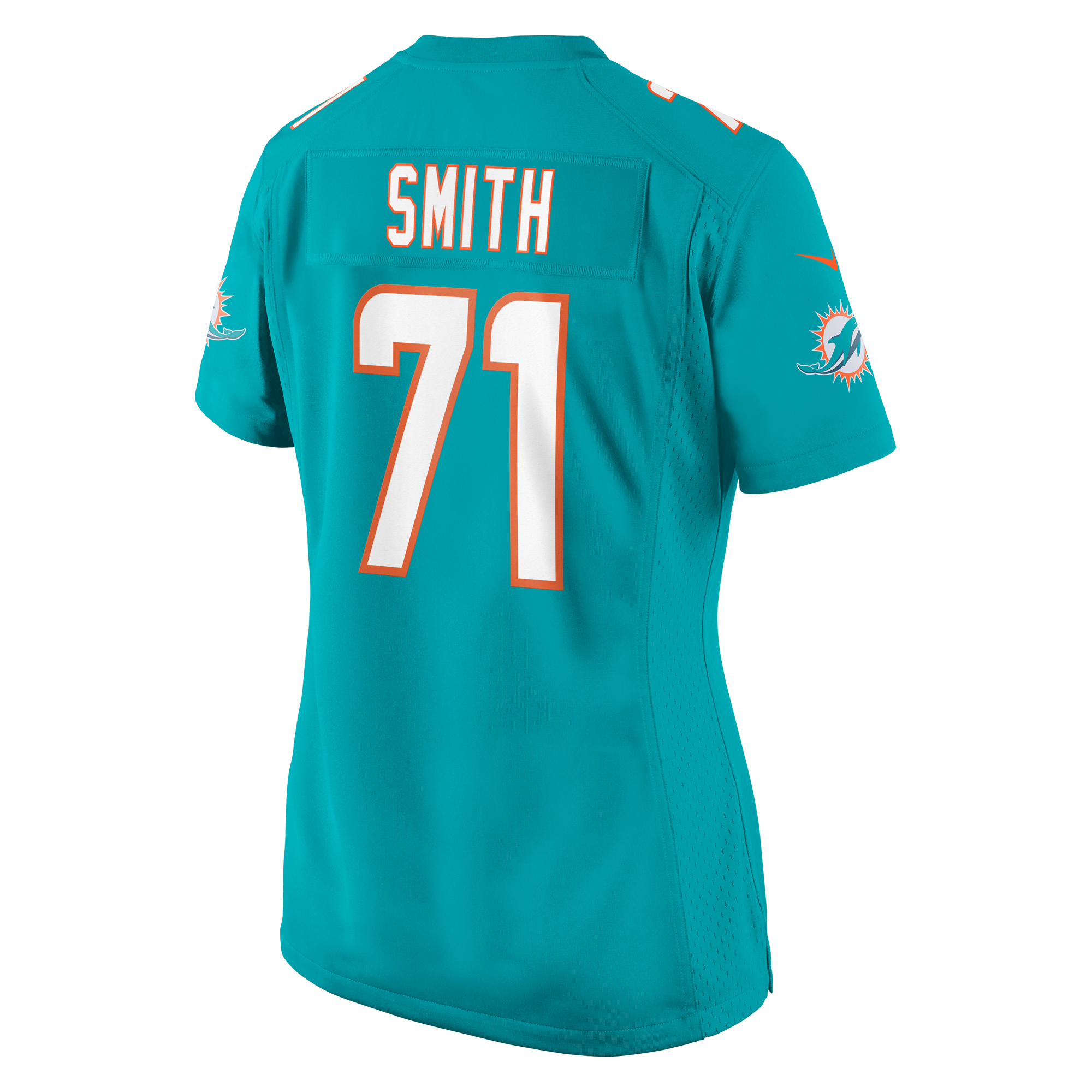 Miami Dolphins Kion Smith Aqua Game NFL Jersey Women's