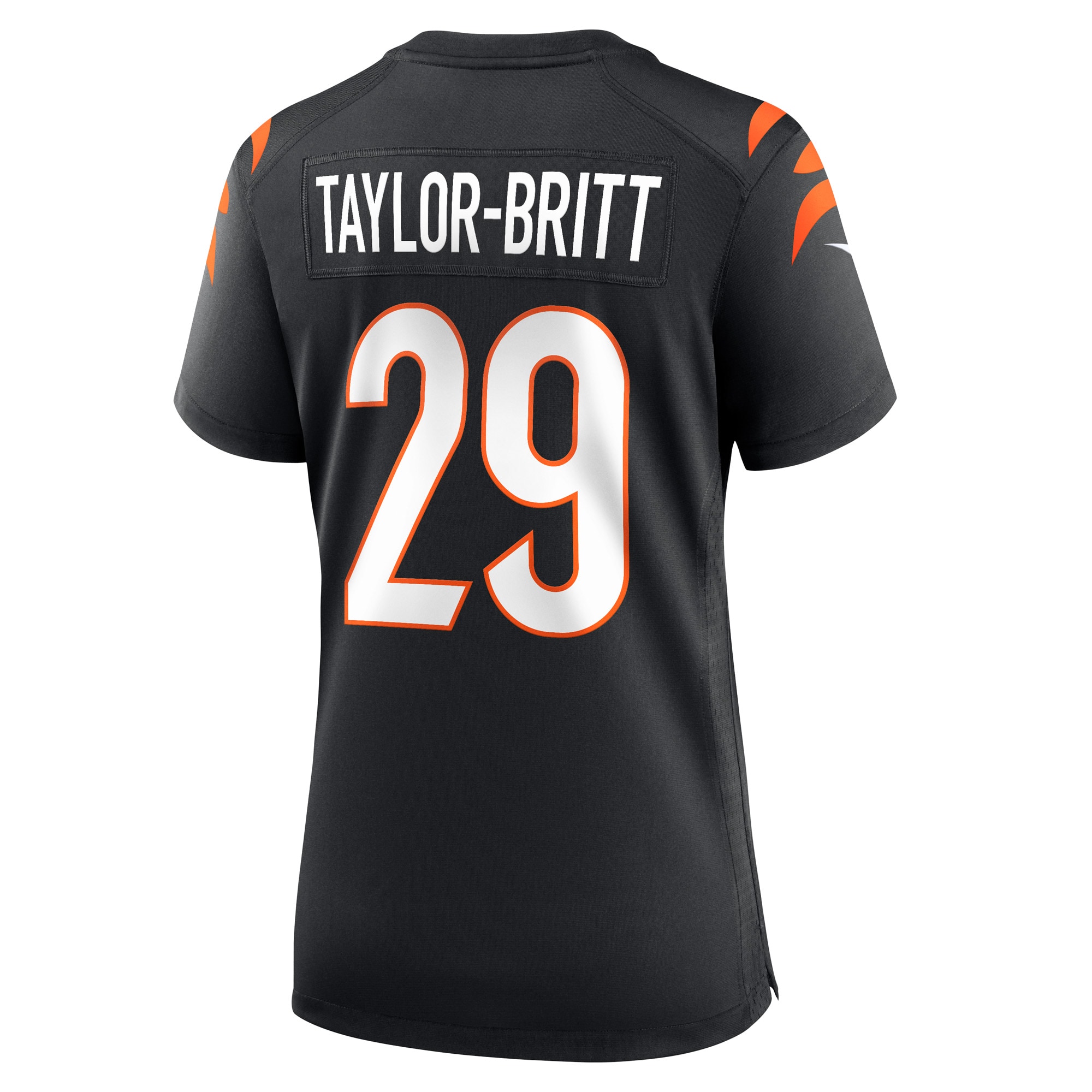 Cincinnati Bengals Cam Taylor-Britt Black Game Player NFL Jersey Women's
