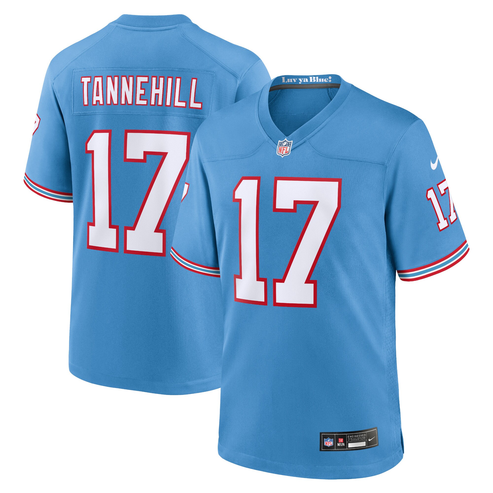Tennessee Titans Ryan Tannehill Light Blue Game NFL Jersey Youth