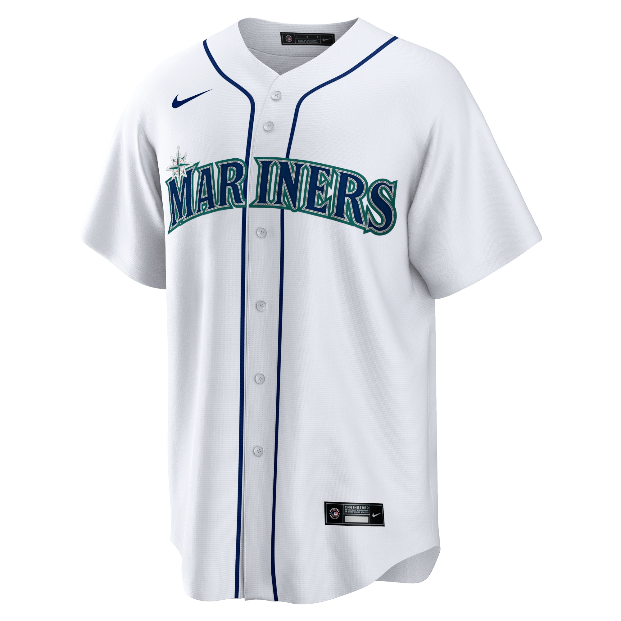 Seattle Mariners White Home Team MLB Jersey Men's