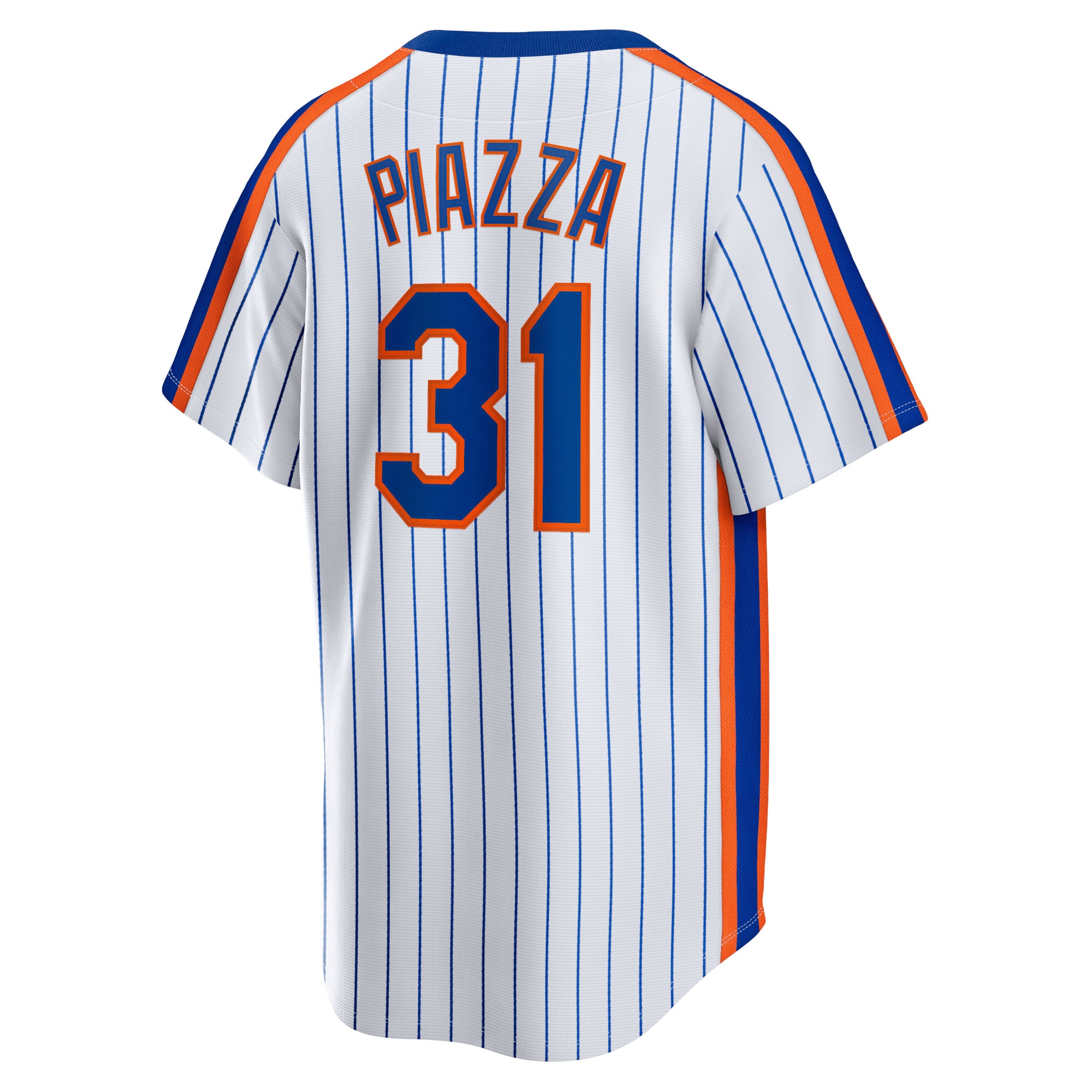 New York Mets Mike Piazza White Home Cooperstown Collection Player MLB Jersey Men's