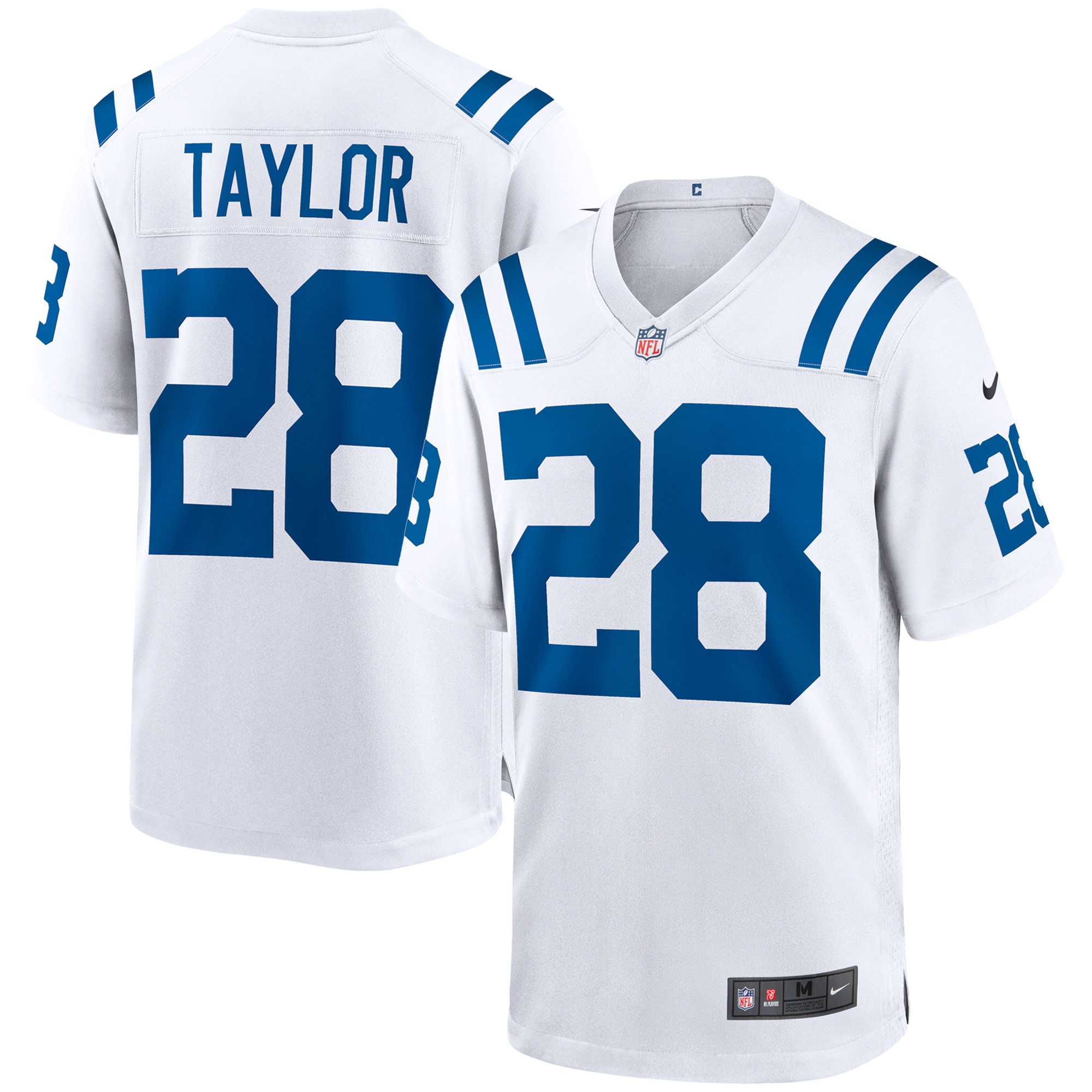 Indianapolis Colts Jonathan Taylor White Game NFL Jersey Men's