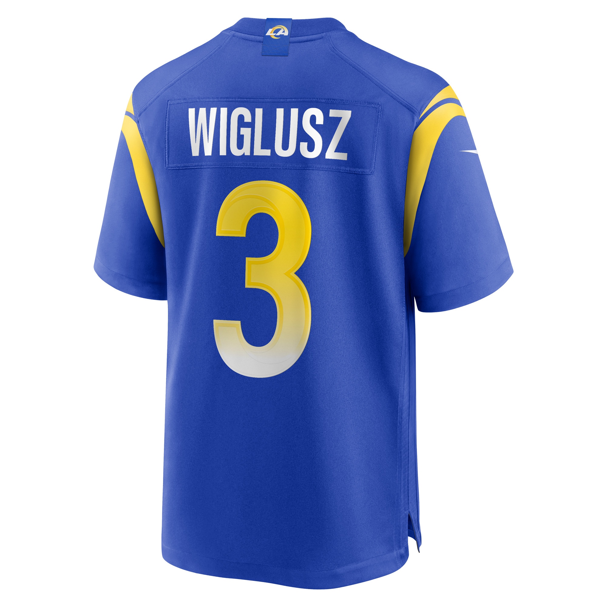 Los Angeles Rams Sam Wiglusz Royal Game NFL Jersey Men's
