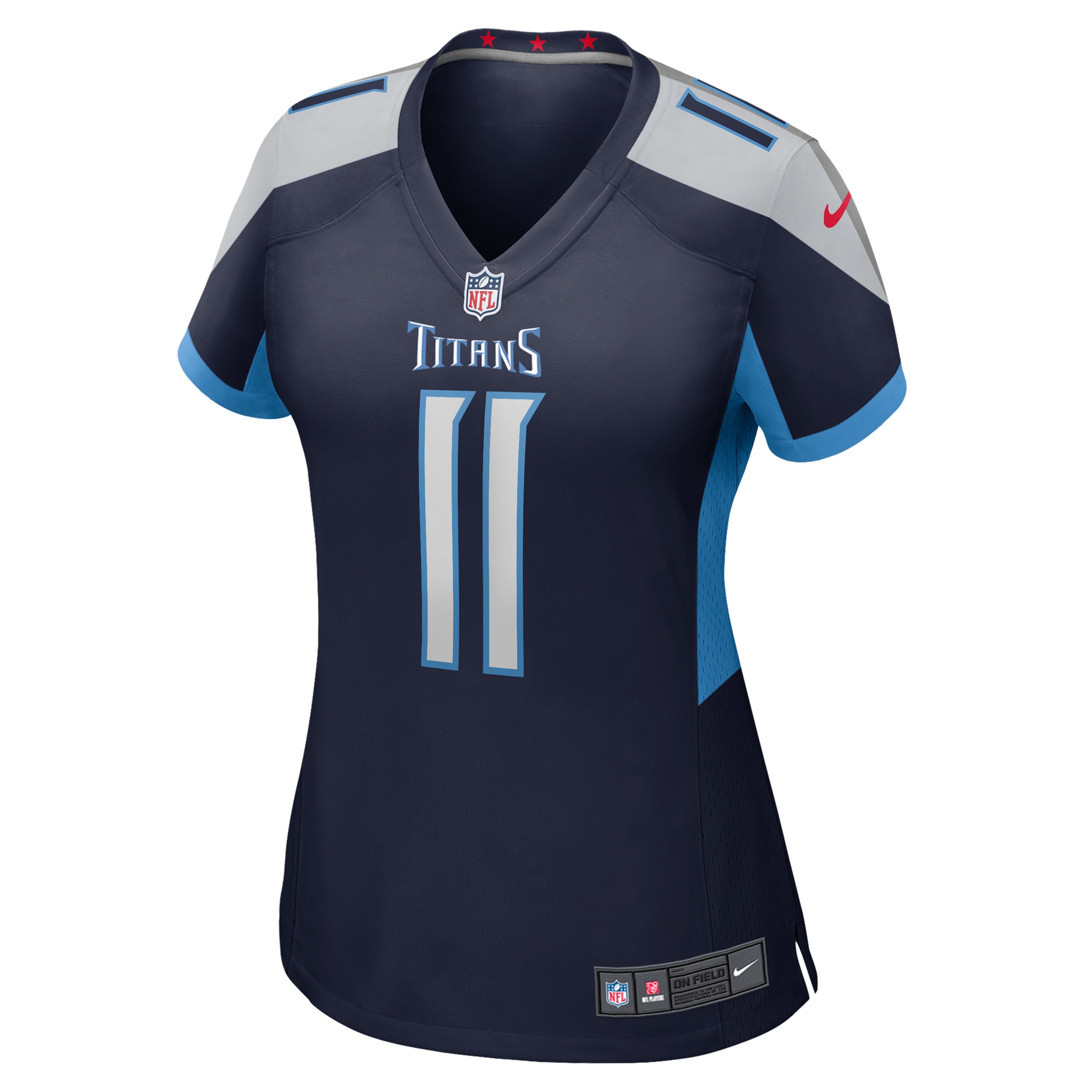 Tennessee Titans Chris Moore Navy Game NFL Jersey Women's