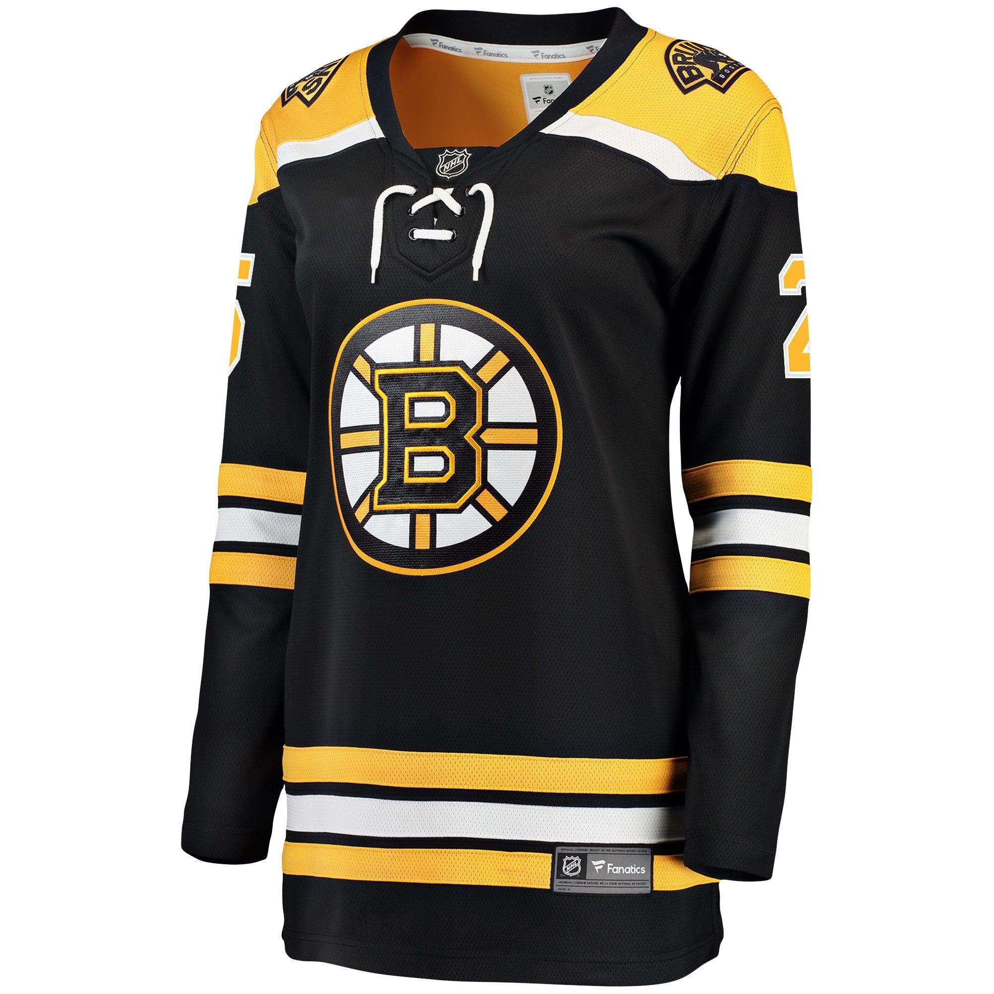 Brandon Carlo 25 Boston Bruins Home Breakaway Women, Black NHL Jersey Women's