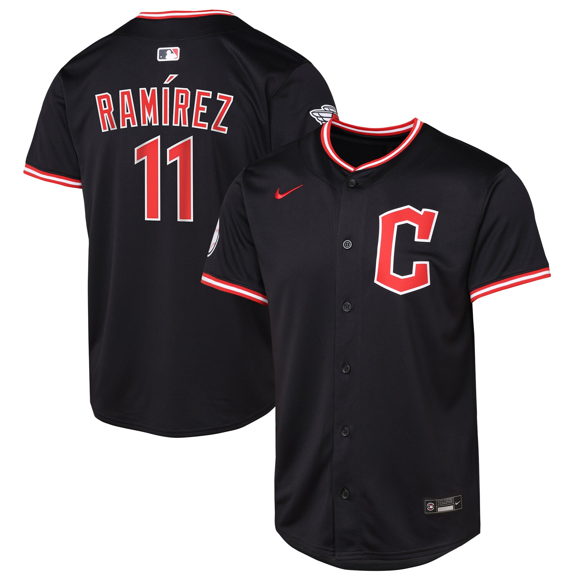 Cleveland Guardians Jose Ramirez Navy Alternate Limited Player MLB Jersey Youth