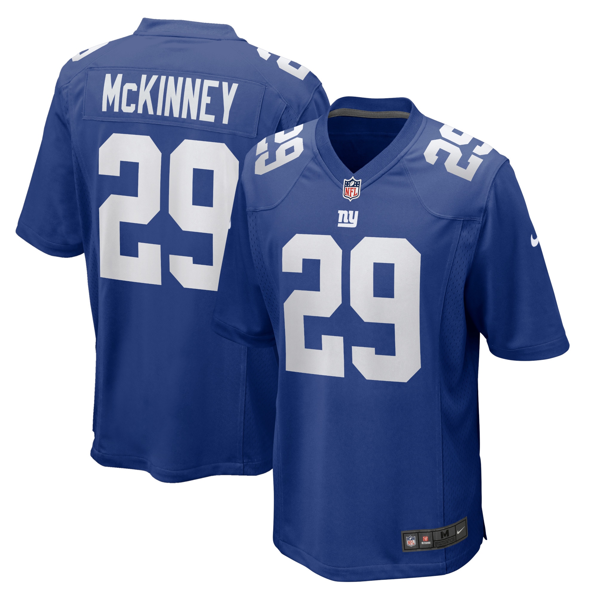 Xavier McKinney New York Giants Nike Game Jersey - Royal