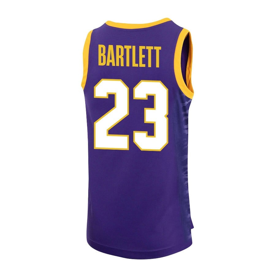 Amani Bartlett 23 LSU Tigers 2023 Purple NCAA Jersey Men's