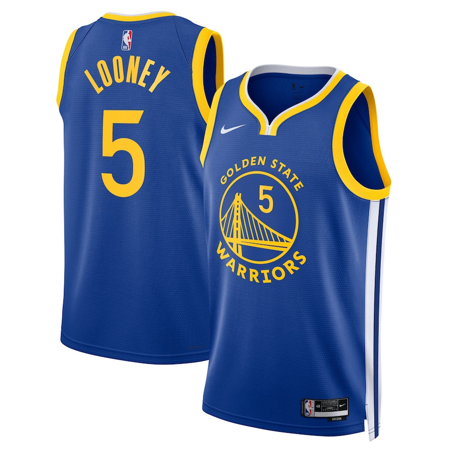 Kevon Looney 5 Golden State Warriors Unisex Swingman Icon Edition Royal NBA Jersey Unisex