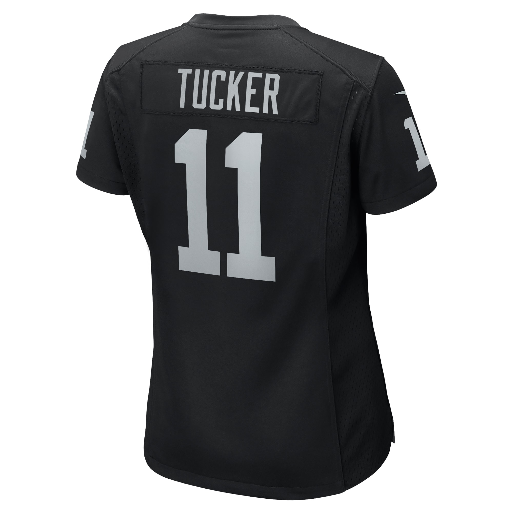 Las Vegas Raiders Tre Tucker Black Team Game NFL Jersey Women's