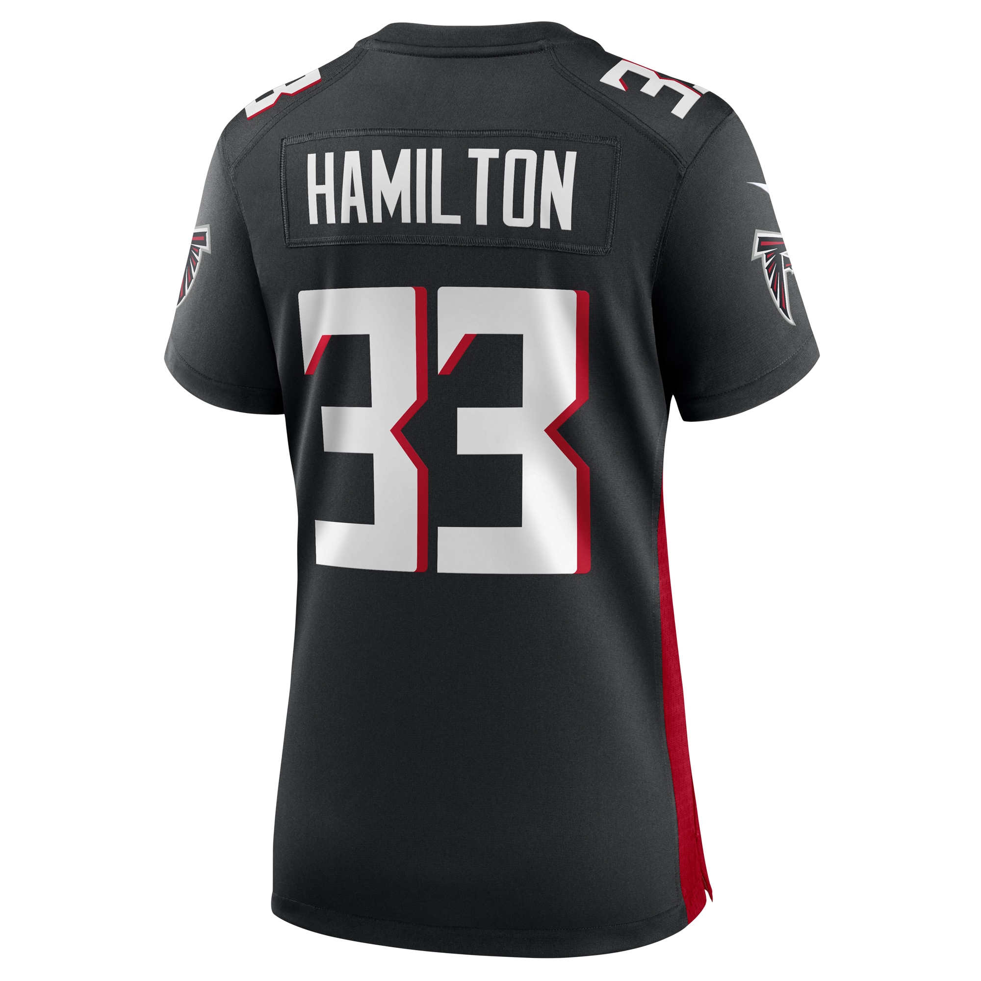 Atlanta Falcons Antonio Hamilton Black Game NFL Jersey Women's