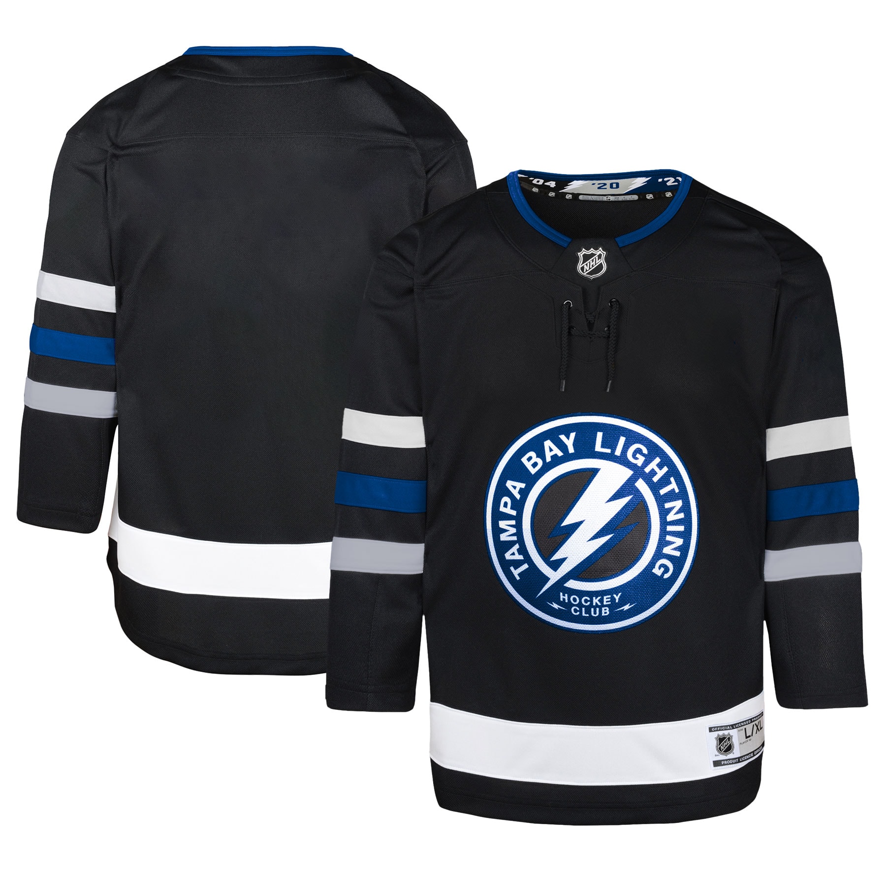 Tampa Bay Lightning Outerstuff Black Alternate Premier NHL Jersey Youth