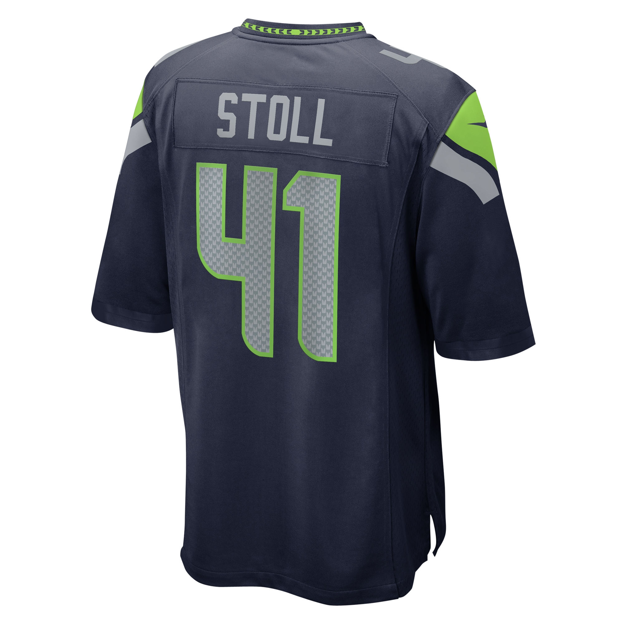 Seattle Seahawks Chris Stoll College Navy Game NFL Jersey Men's