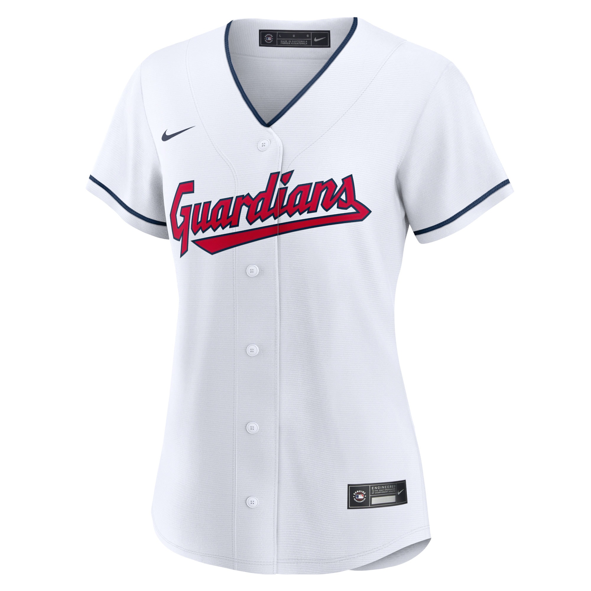 Cleveland Guardians White Home Team MLB Jersey Women's