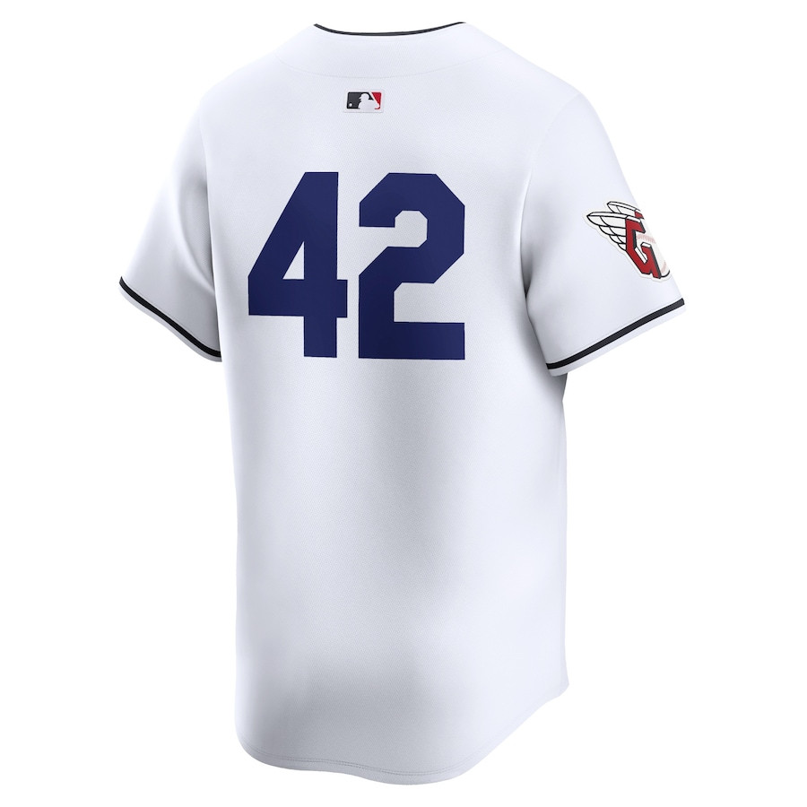 Cleveland Guardians 2024 Jackie Robinson Day Home Limited White MLB Jersey Men's