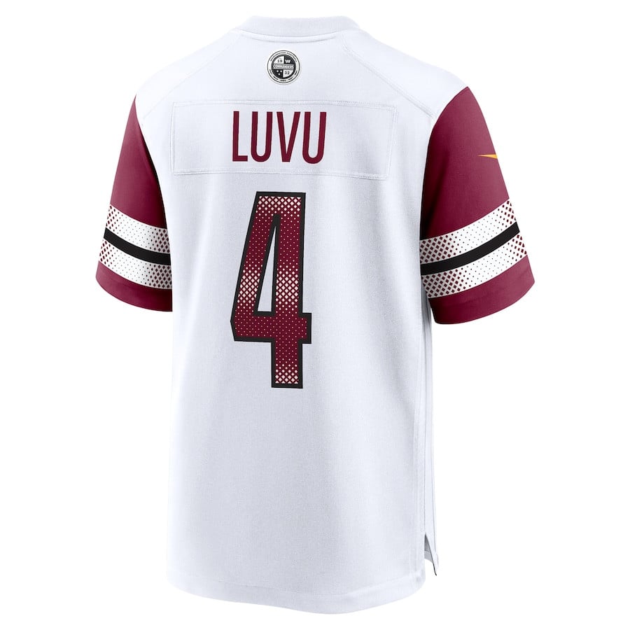 Frankie Luvu 4 Washington Commanders Game White NFL Jersey Men's