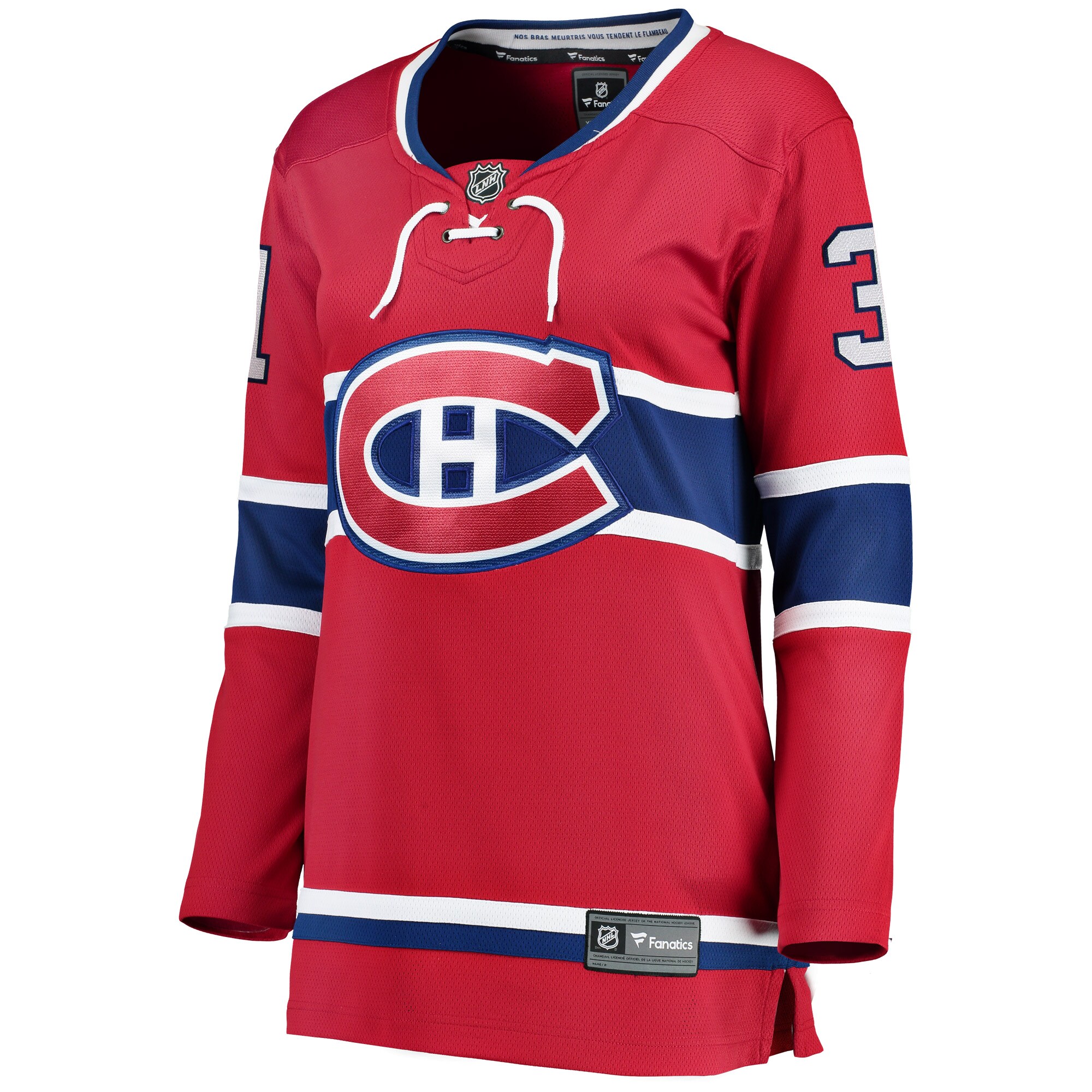 Montreal Canadiens Carey Price Red Home Breakaway Player NHL Jersey Women's