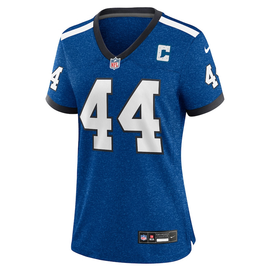 Dallas Clark 44 Indianapolis Colts Indiana Nights Alternate Game Royal NFL Jersey Women's