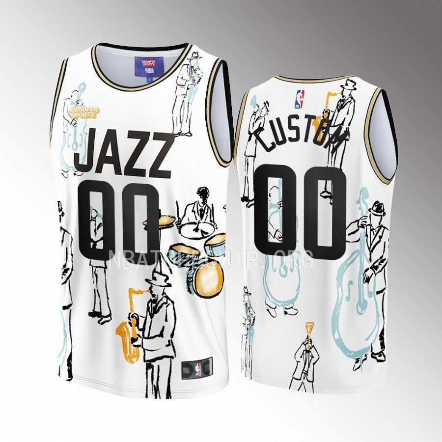 Custom Utah Jazz KidSuper Studio Unisex Hometown NBA Jersey Unisex