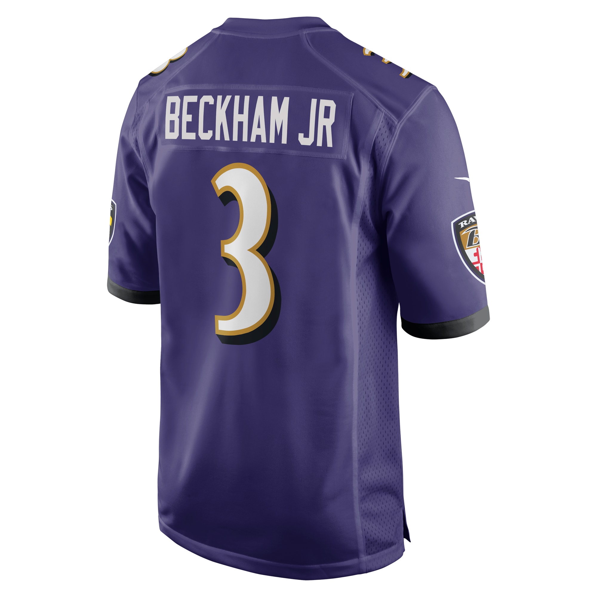 Baltimore Ravens Odell Beckham Jr. Purple Game NFL Jersey Men's