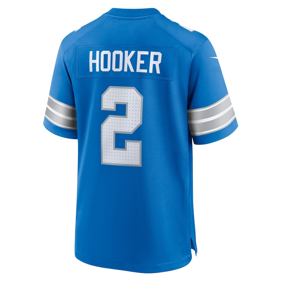 Hendon Hooker #2 Detroit Lions Super Bowl LIX Blue NFL Jersey Youth