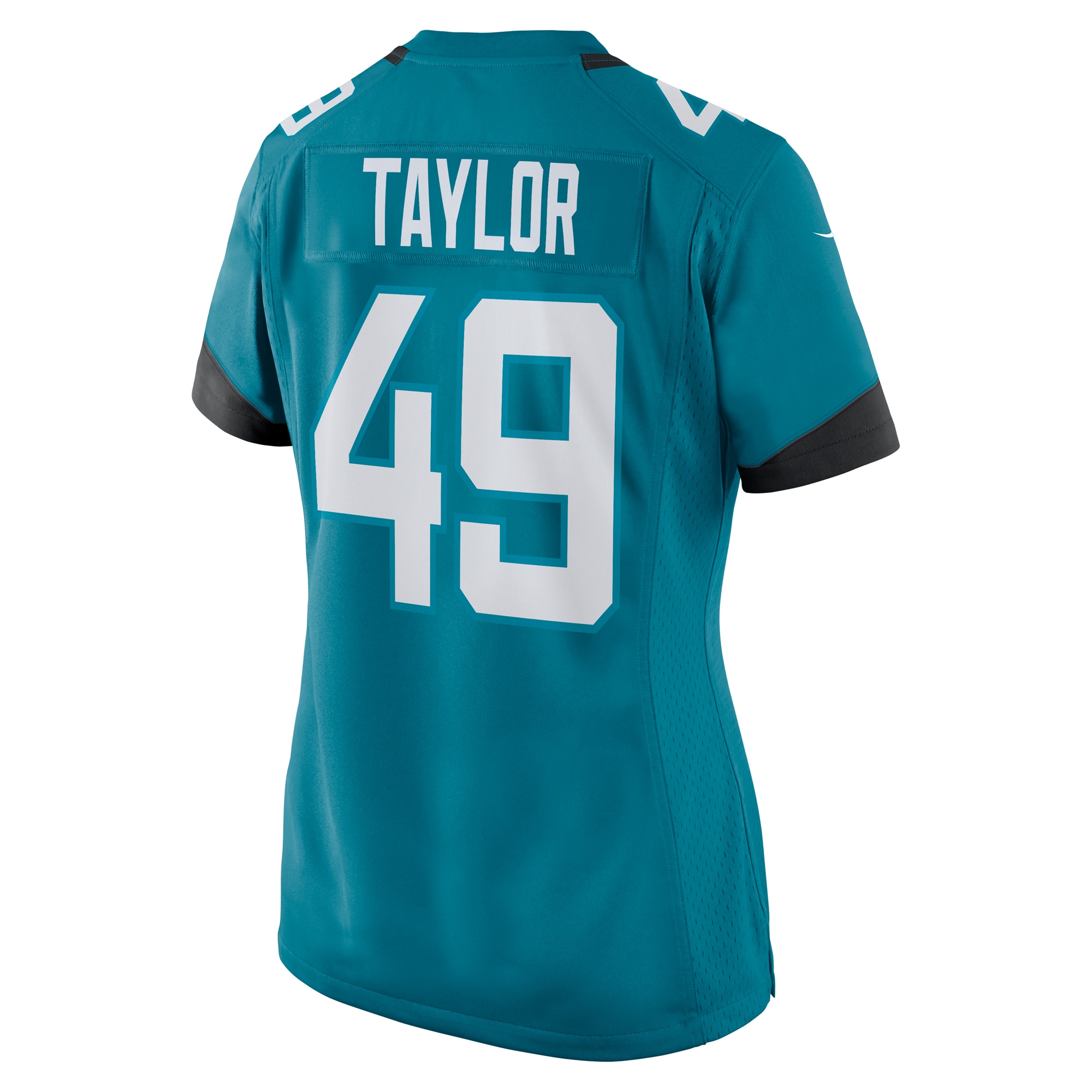 Jacksonville Jaguars Leonard Taylor Teal Game NFL Jersey Women's