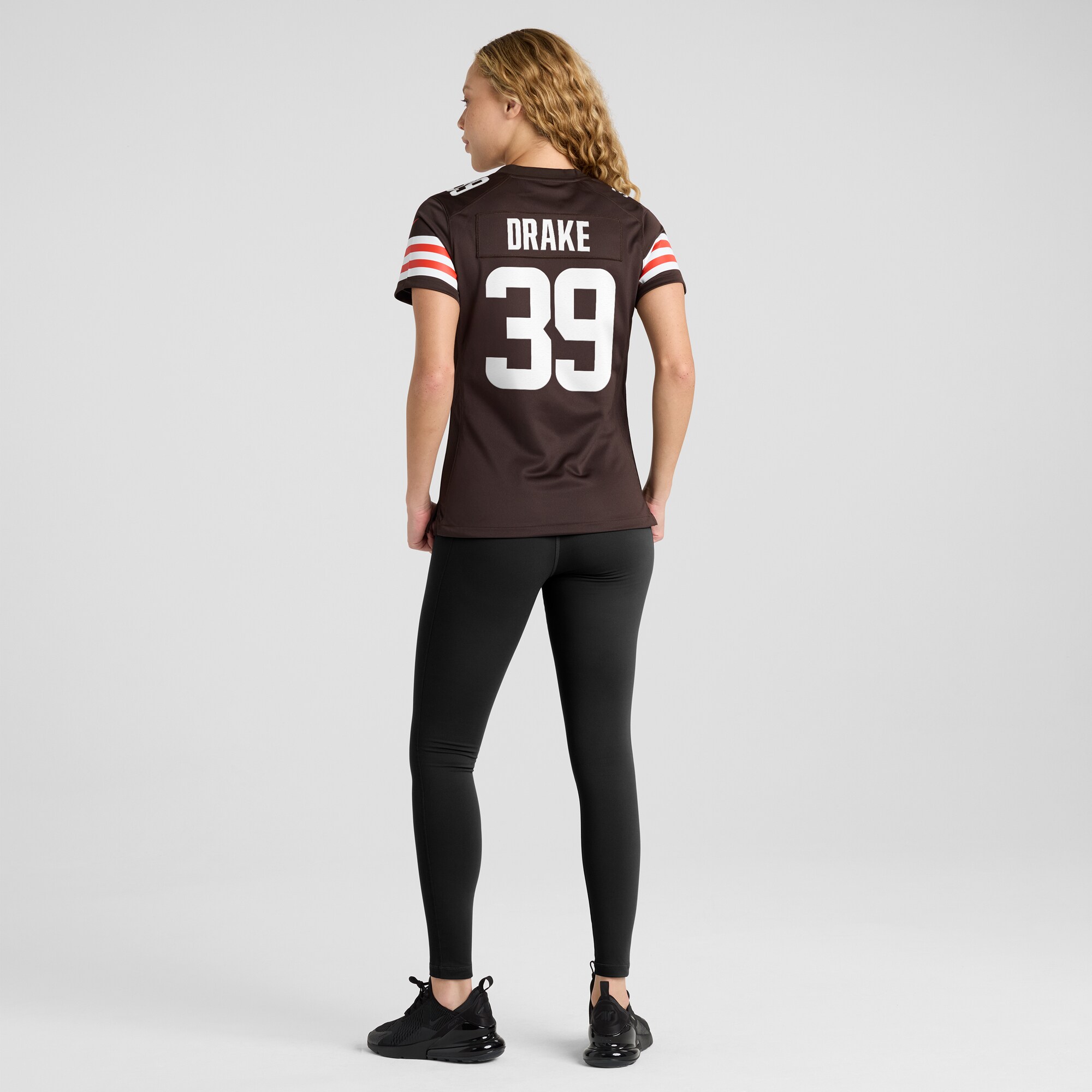 Cleveland Browns Kenyan Drake Brown Game NFL Jersey Women's