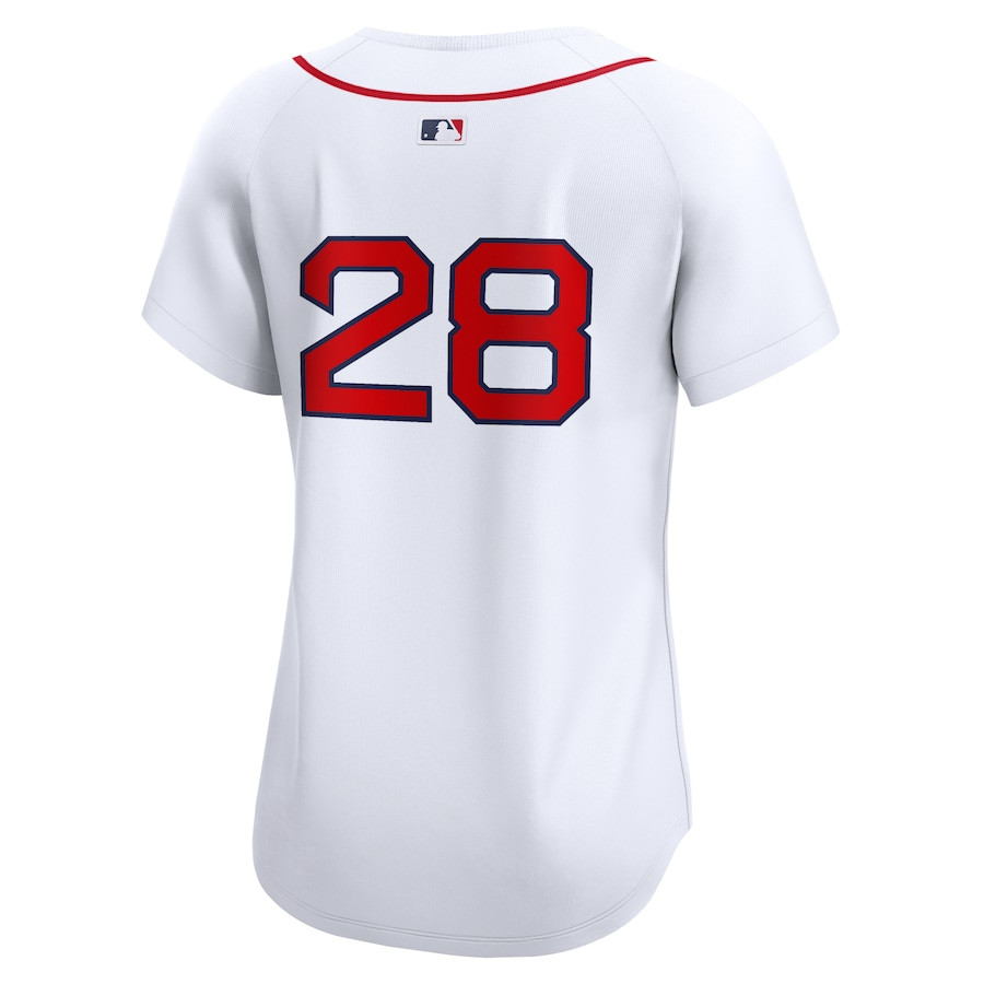 Corey Kluber 28 Boston Red Sox Home Limited Player White MLB Jersey Women's