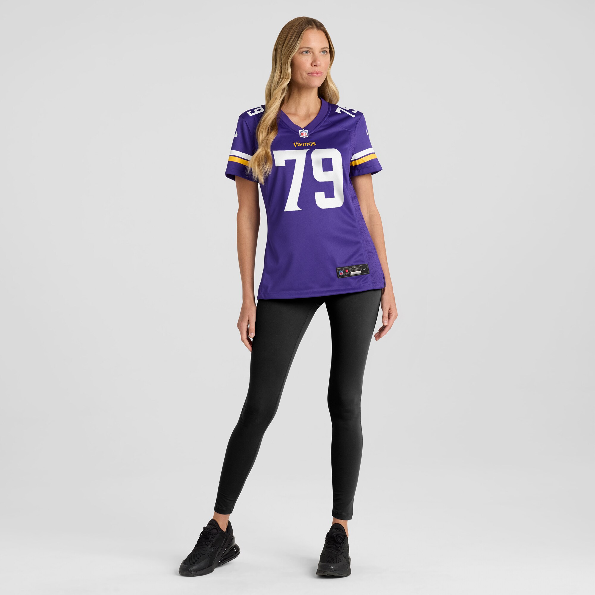 Minnesota Vikings Kenny Willekes Purple Game NFL Jersey Women's