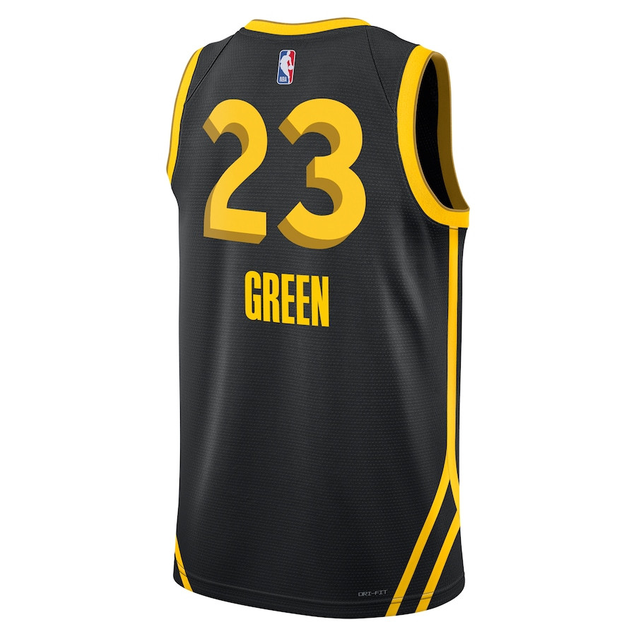 Draymond Green 23 Golden State Warriors 2023/24 City Edition Swingman Black NBA Jersey Men's