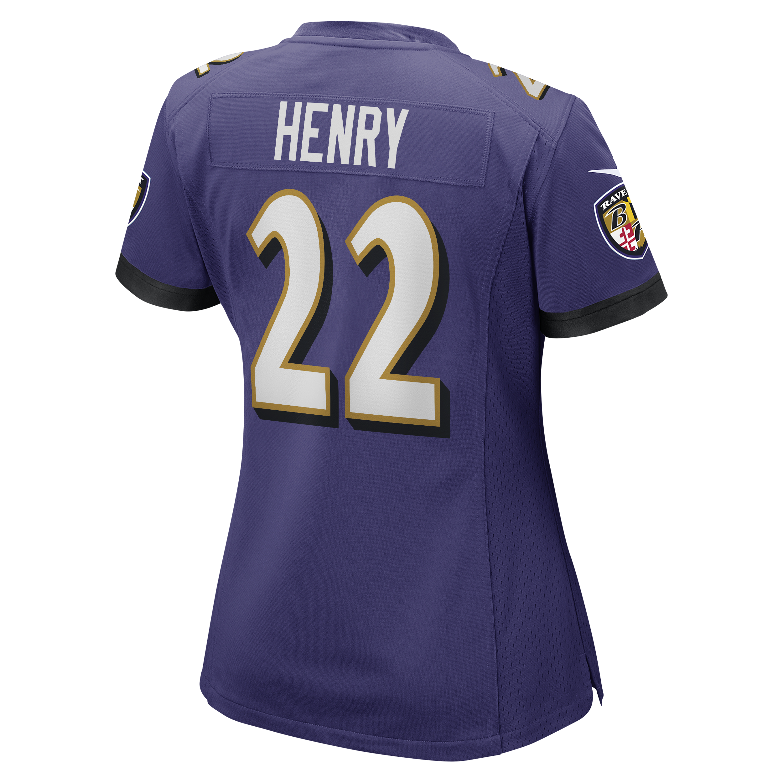 Baltimore Ravens Derrick Henry Purple Game Player NFL Jersey Women's