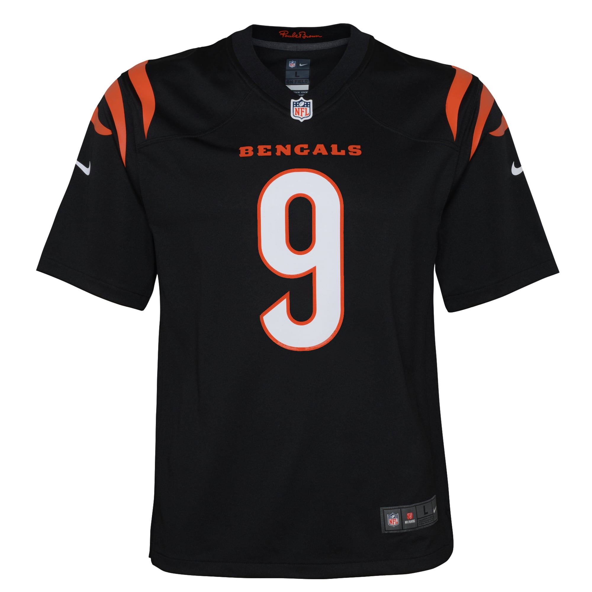 Cincinnati Bengals Joe Burrow Black Game NFL Jersey Youth