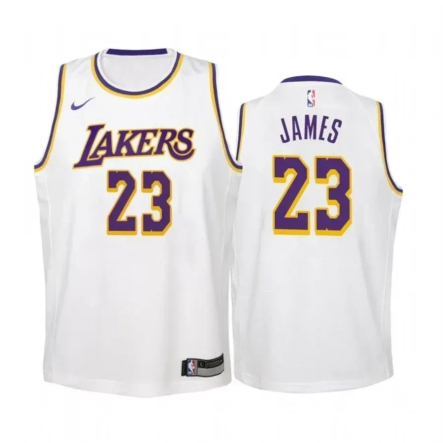 Los Angeles Lakers Lebron James 23 Association NBA Jersey Youth