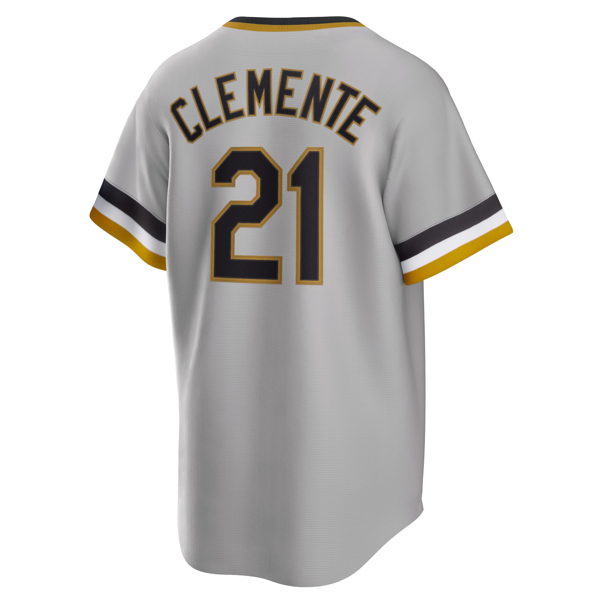 Pittsburgh Pirates Roberto Clemente Gray Road Cooperstown Collection Player MLB Jersey Men's