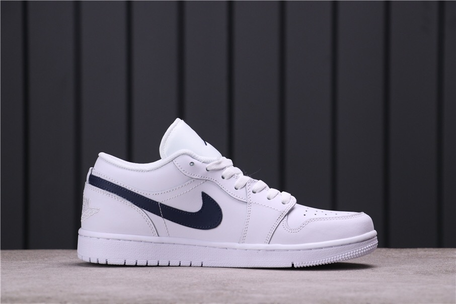 Air Jordan 1 Low White Obsidian 553558-114
