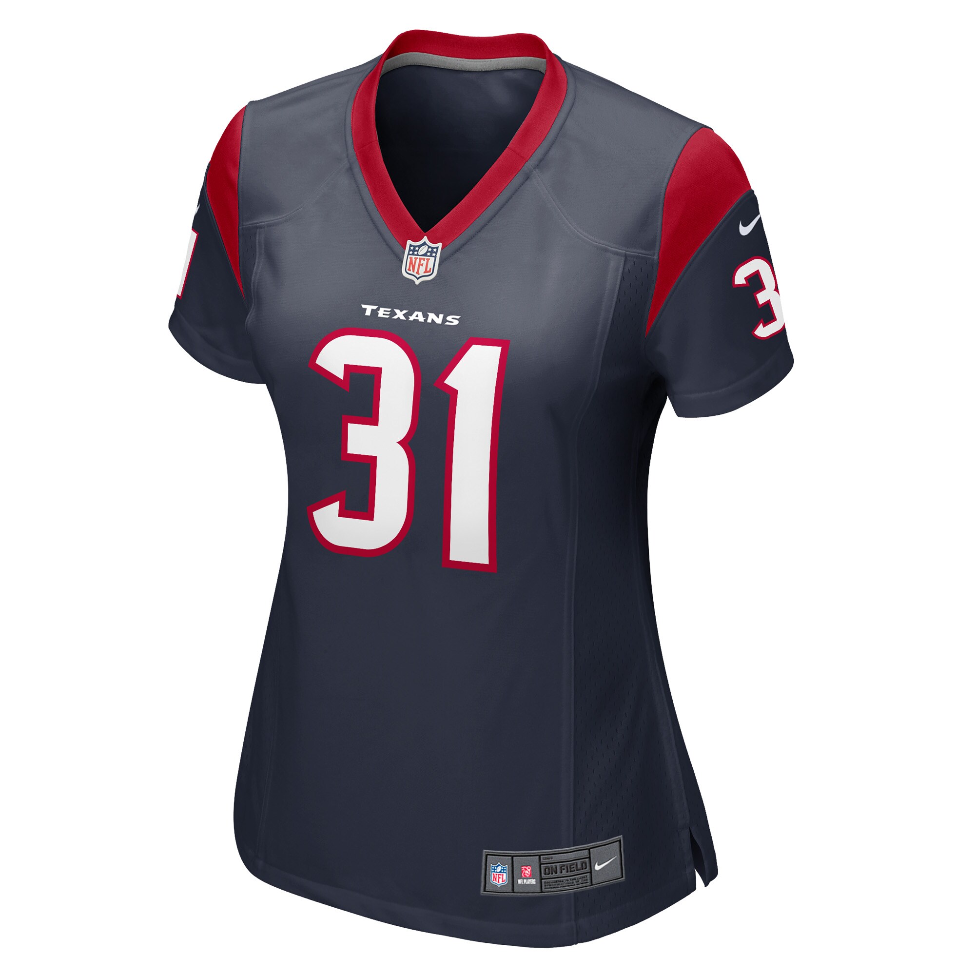 Houston Texans Dameon Pierce Navy Game Player NFL Jersey Women's