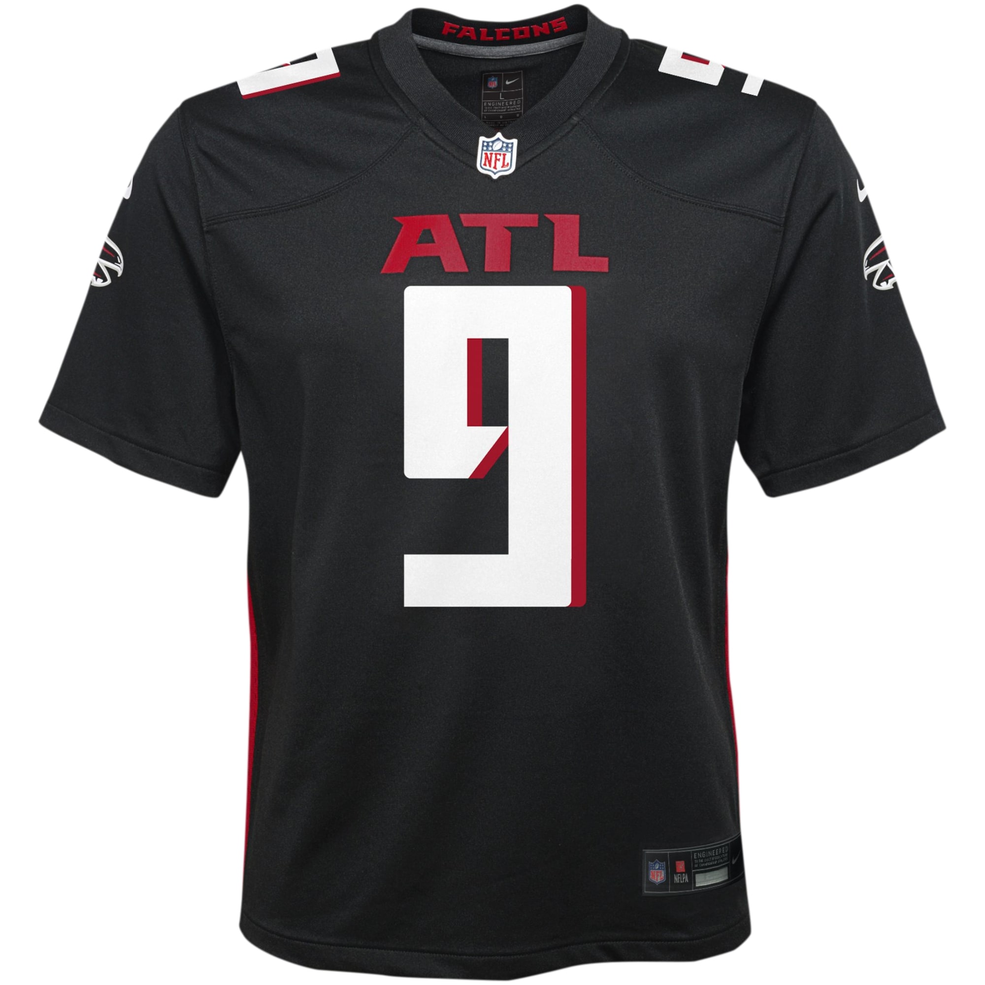 Atlanta Falcons Desmond Ridder Black Game NFL Jersey Youth