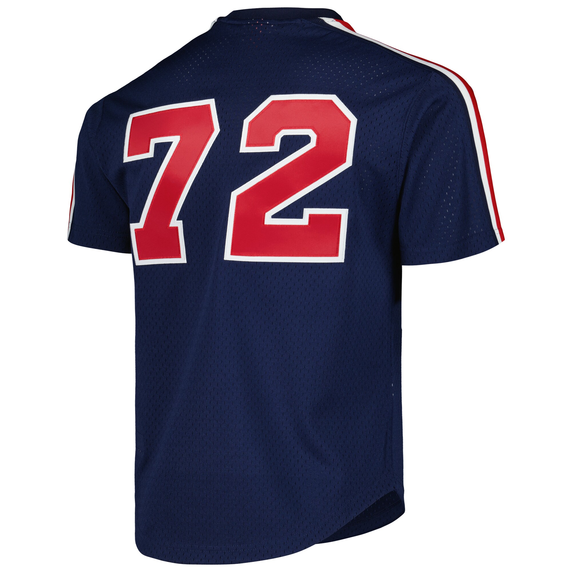 Chicago White Sox Carlton Fisk Mitchell Ness Navy 1983 Cooperstown Collection Mesh Batting Practice MLB Jersey Men's
