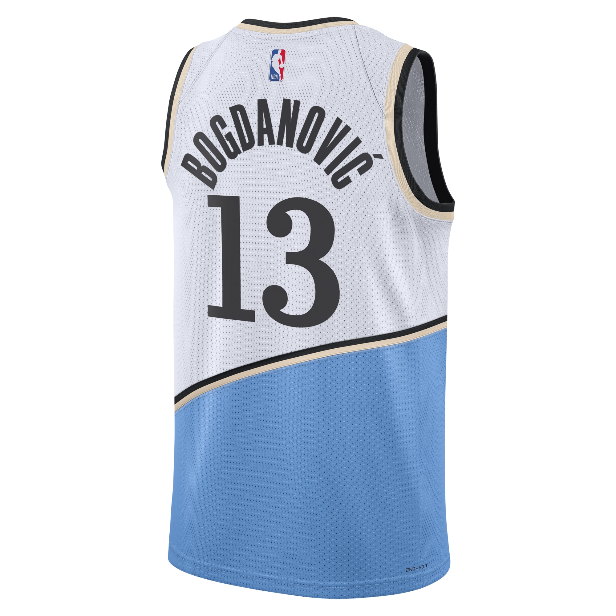 Camiseta City Edition Swingman de los Atlanta Hawks 2024 Blanco Bogdan Bogdanovi Unisex NBA Jersey Unisex