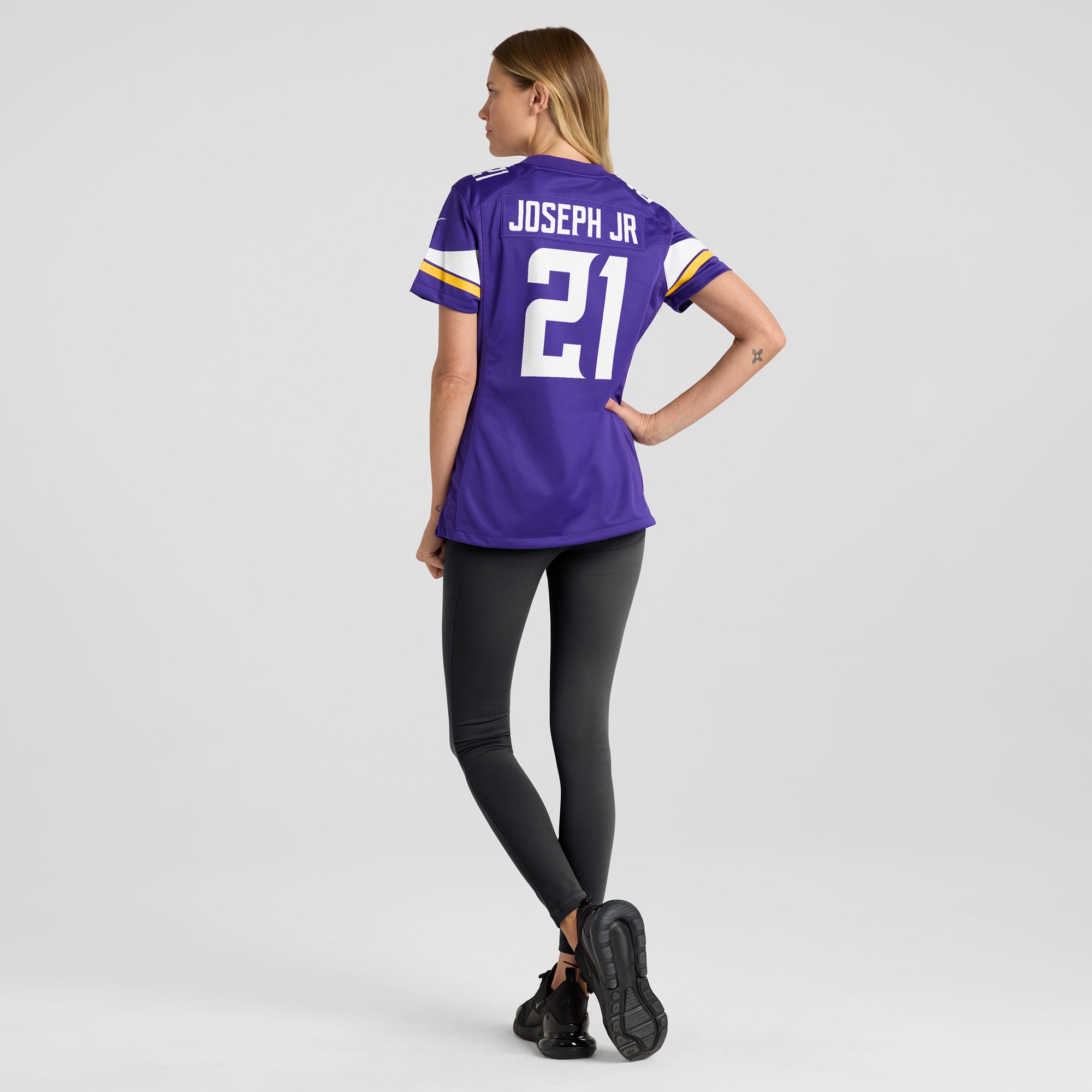 Minnesota Vikings Kelvin Joseph Jr. Purple Team Game NFL Jersey Women's