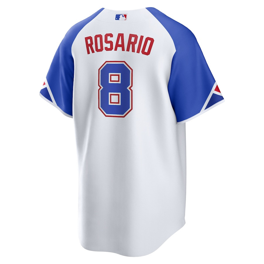 Eddie Rosario 8 Atlanta Braves 2023 City Connect White MLB Jersey Men's
