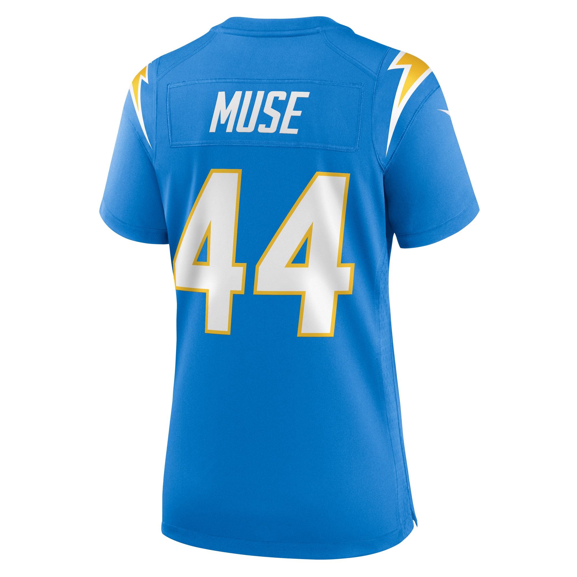 Los Angeles Chargers Tanner Muse Powder Blue Team Game NFL Jersey Women's