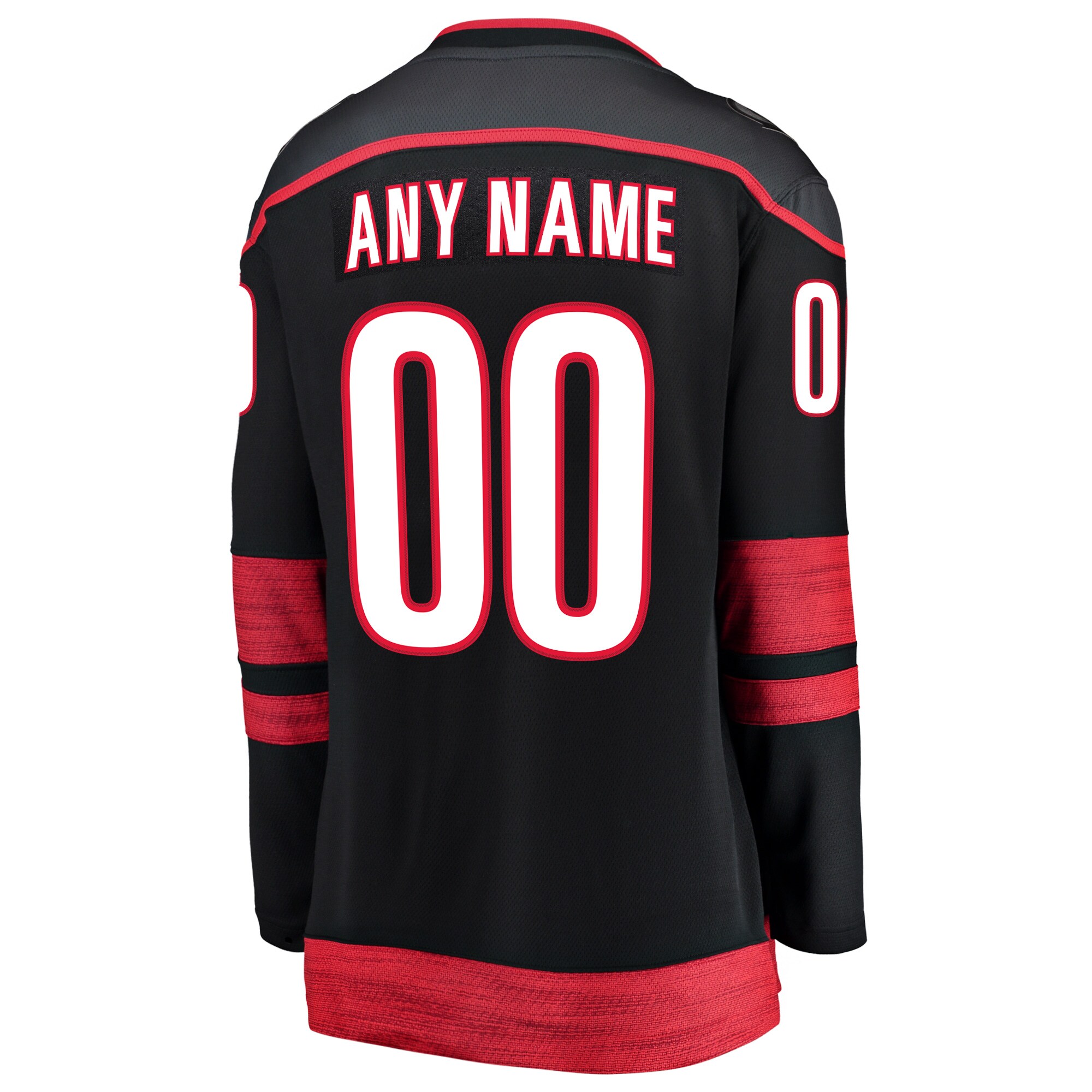 Carolina Hurricanes Black Home Breakaway Custom NHL Jersey Women's