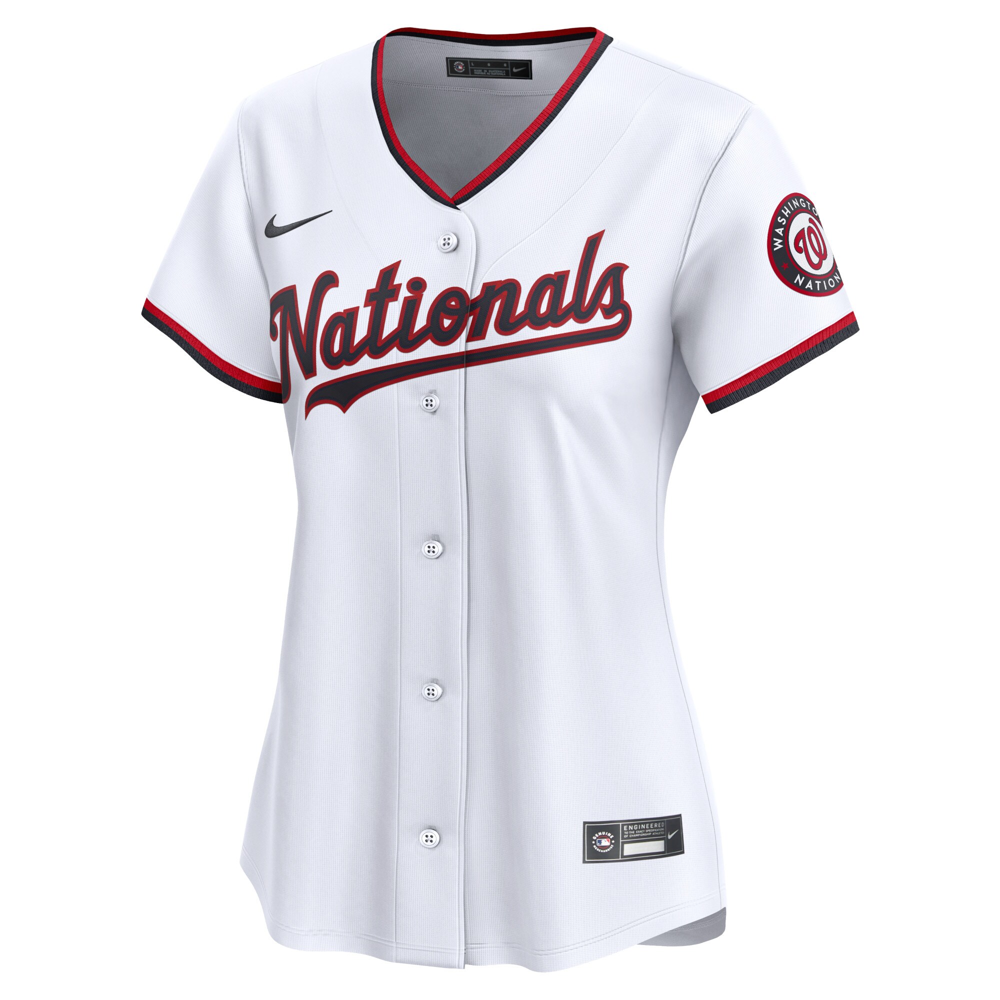 Washington Nationals CJ Abrams White Home Limited Player MLB Jersey Women's