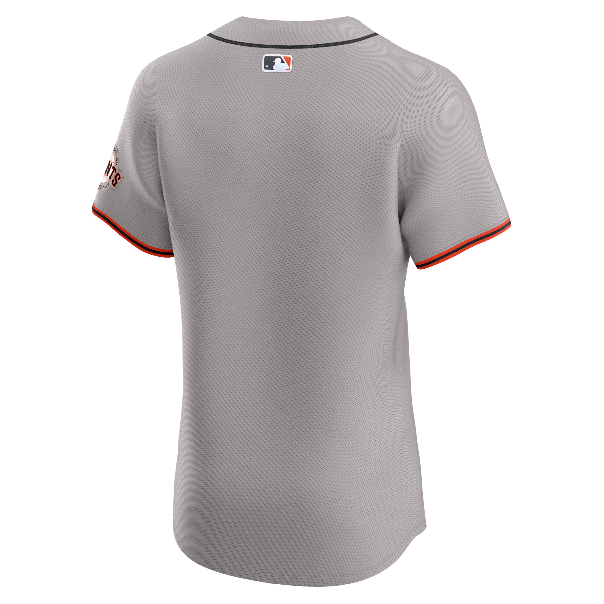 San Francisco Giants Gray Road Vapor Premier Elite Patch MLB Jersey Men's