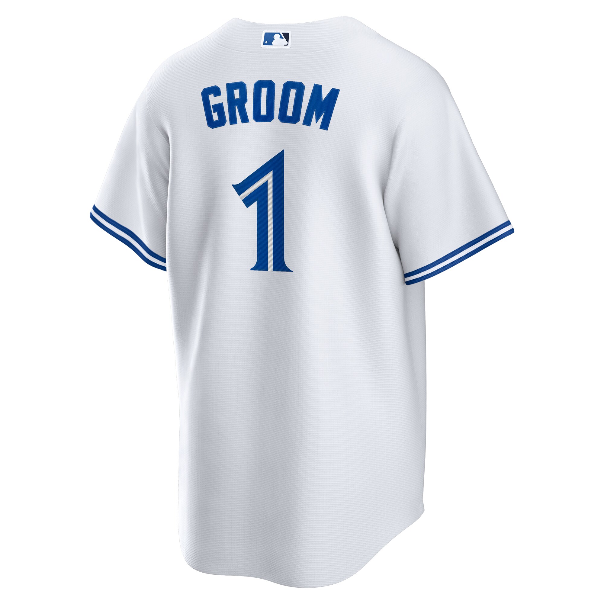 Toronto Blue Jays White #1 Groom Home MLB Jersey Men's