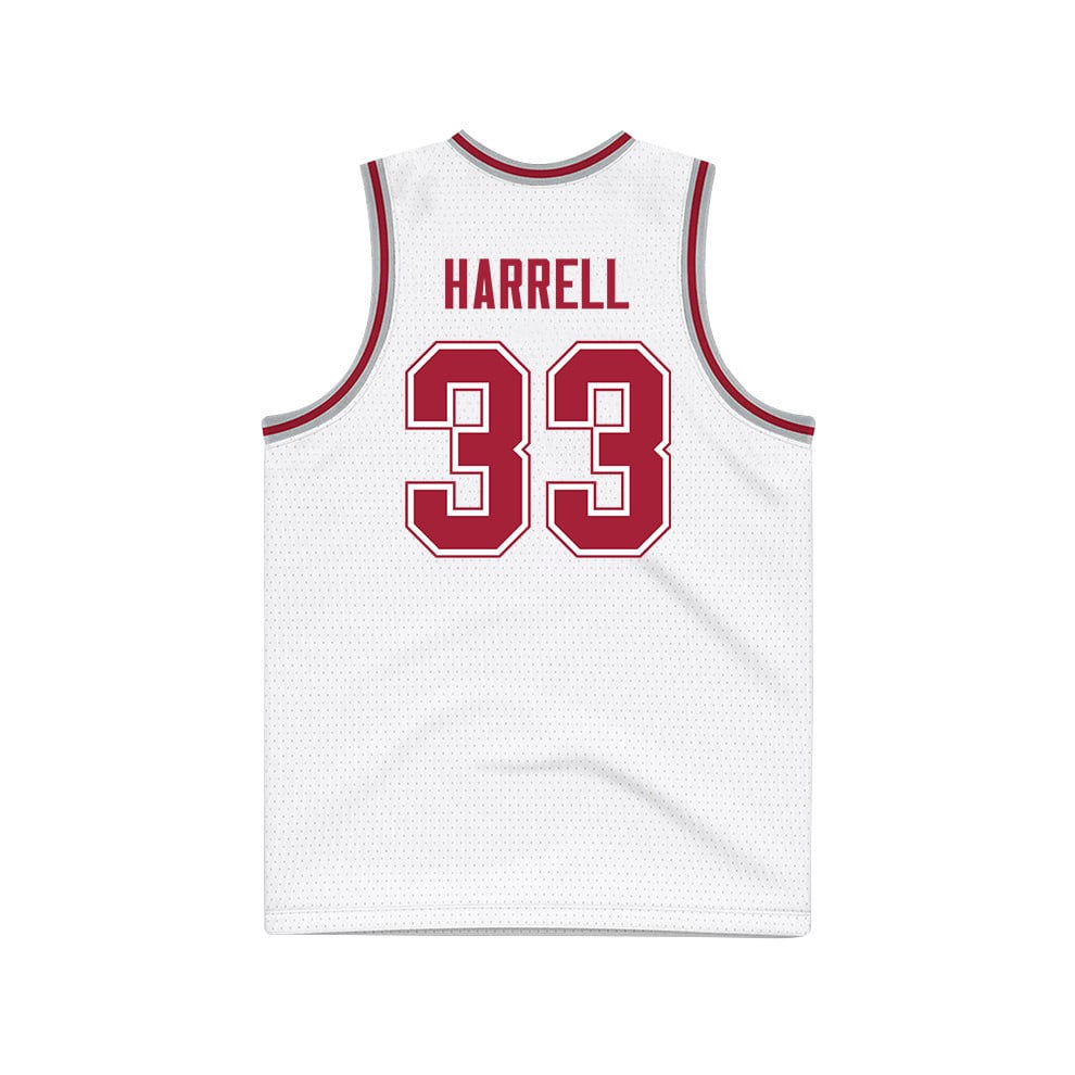 Ward Harrell 33 Alabama Crimson Tide 2024 White Unisex NCAA Jersey Unisex