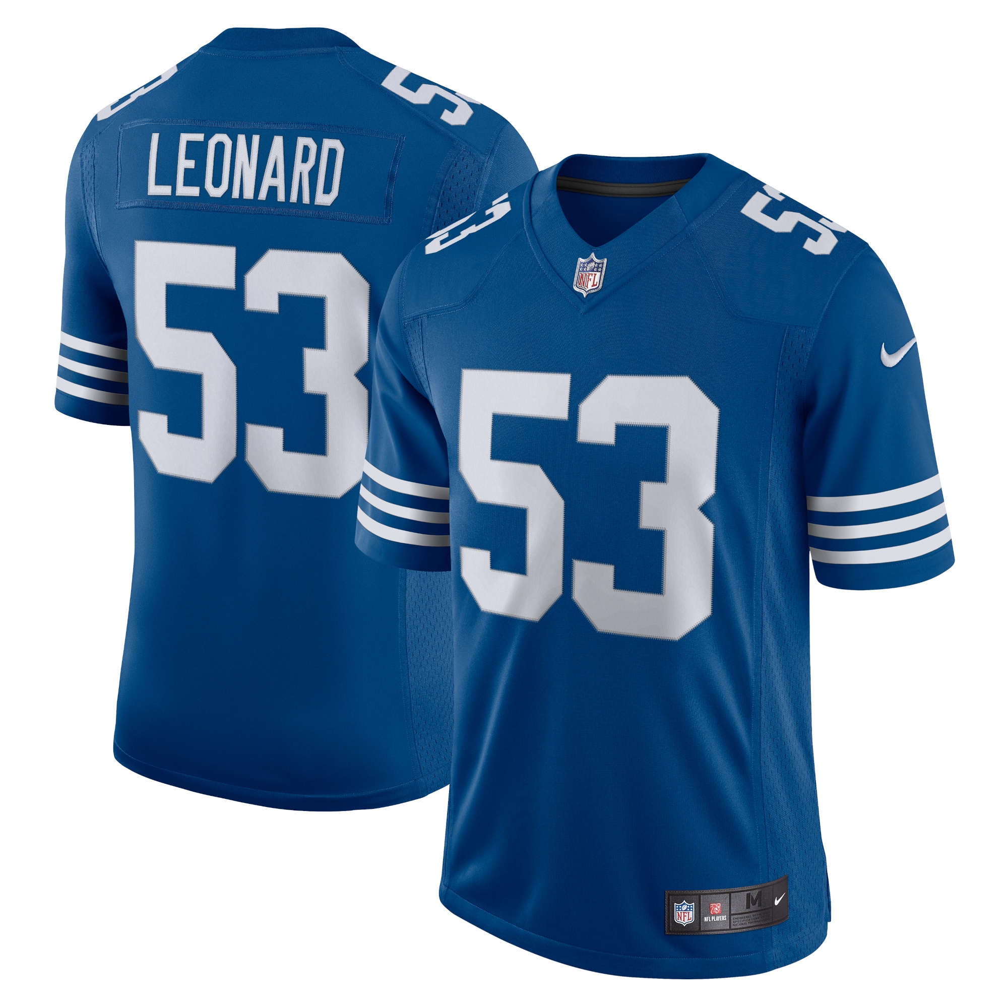 Indianapolis Colts Darius Leonard Royal Alternate Vapor Limited NFL Jersey Men's