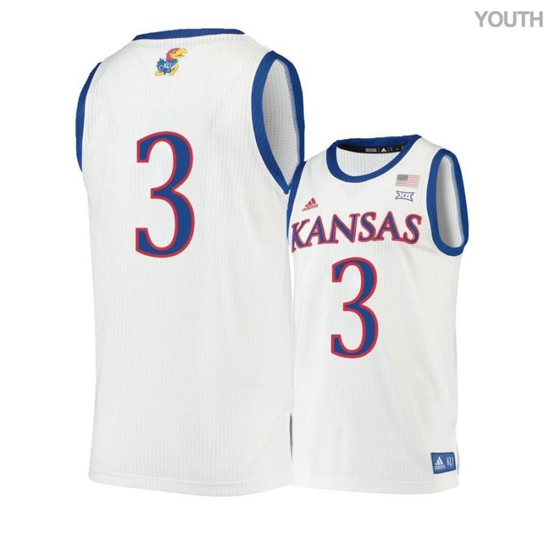 3 Dajuan Harris Beige Kansas Jayhawks NCAA Jersey Youth