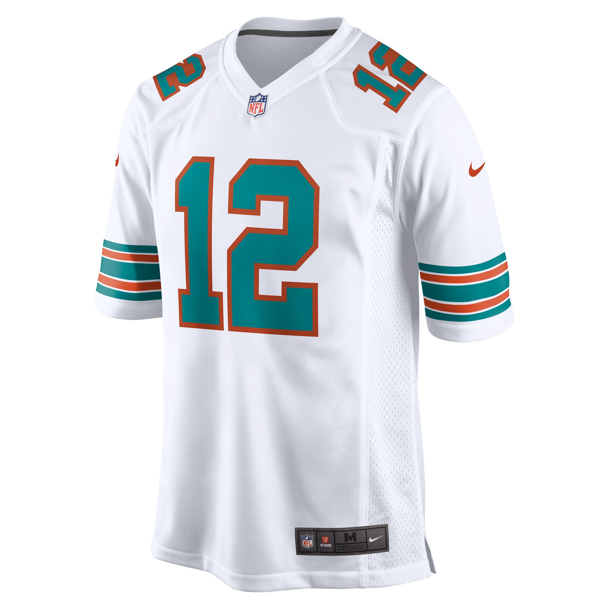 Miami Dolphins Bob Griese White Retired Player NFL Jersey Men's